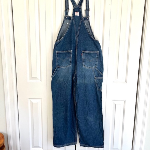 Vintage Levi's Two Horse Brand Carpenter Overalls 90's - Picture 2 of 11